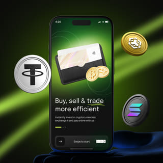 Mobile device displaying the Clover Kapithaven trading platform
